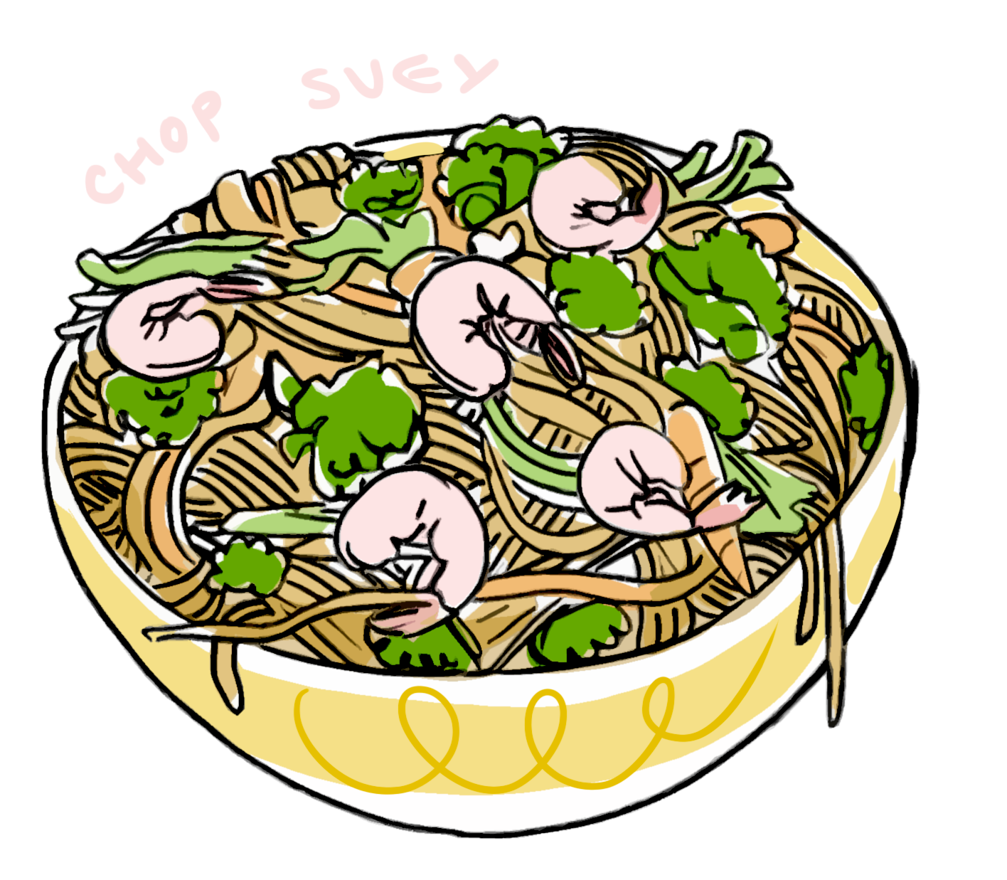 illustration of chop suey